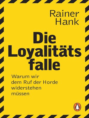 cover image of Die Loyalitätsfalle